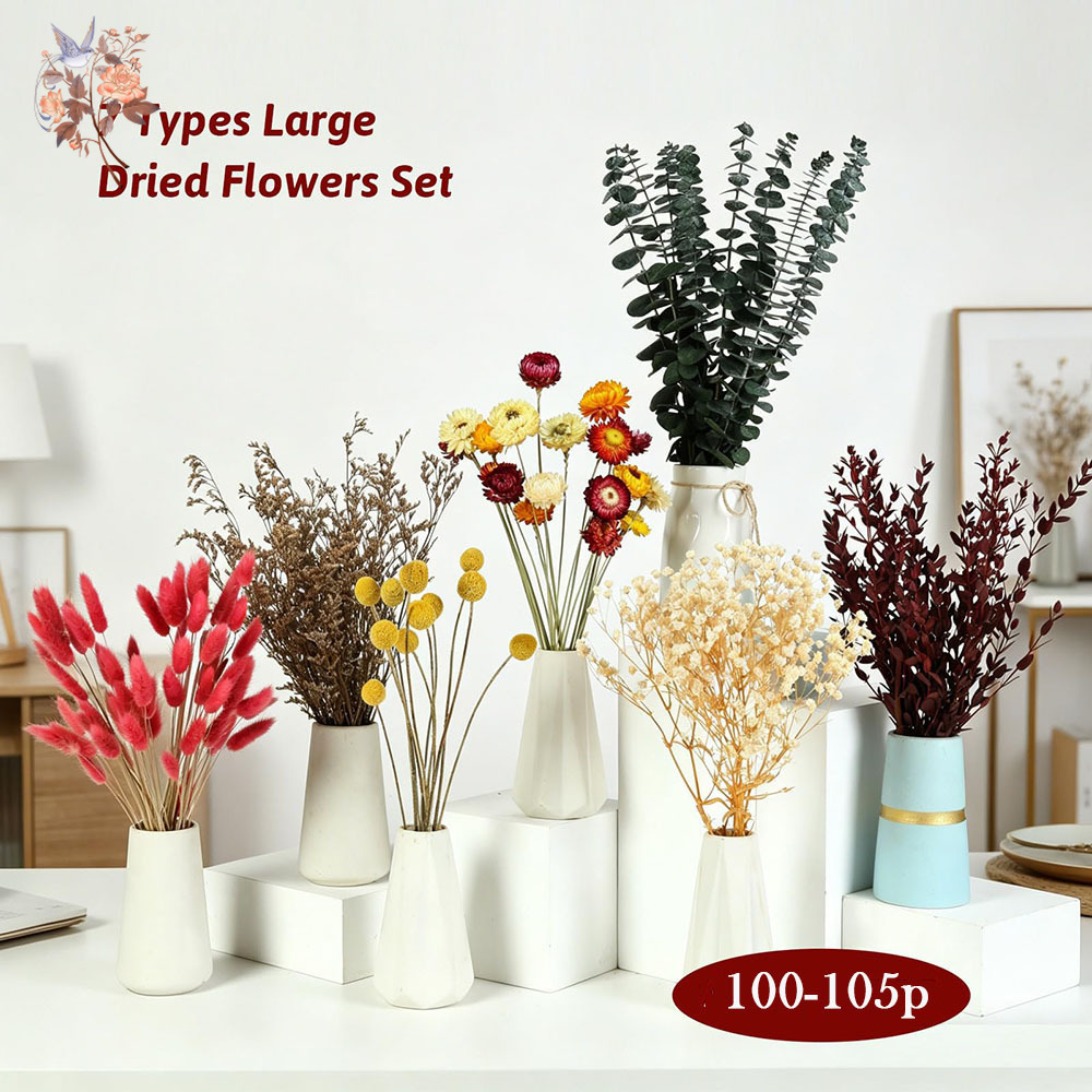 Dried Flowers Bulk Set 7 Kinds - đánh giá và giá Florist Flower Supply