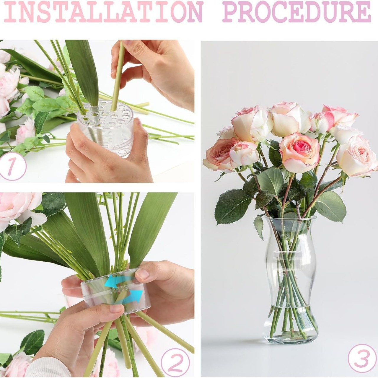 Spiral Ikebana Stem Holder for - đánh giá và giá Florist Supply Vases