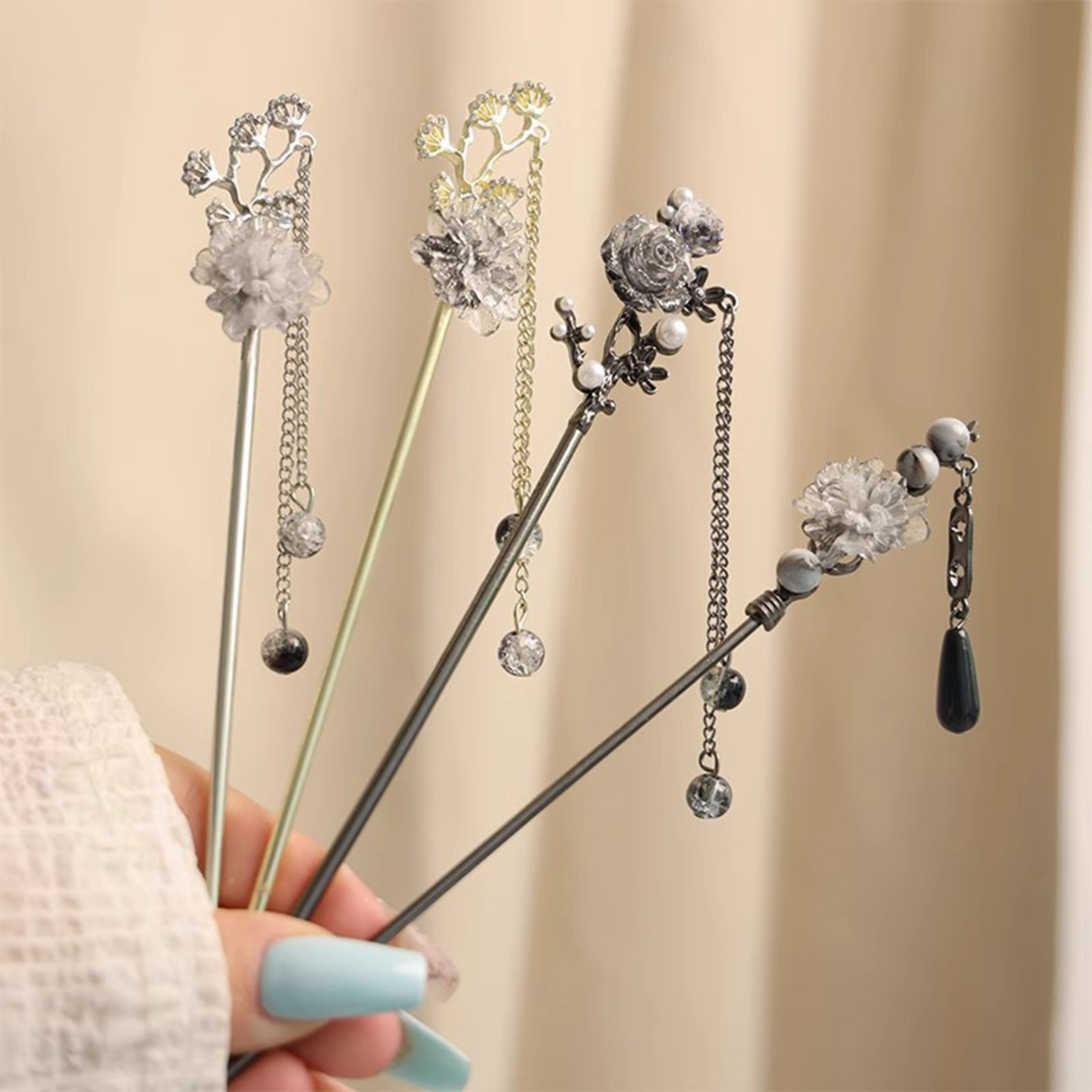 Elegant Flower Hair Sticks For - đánh giá và giá Supply Florist
