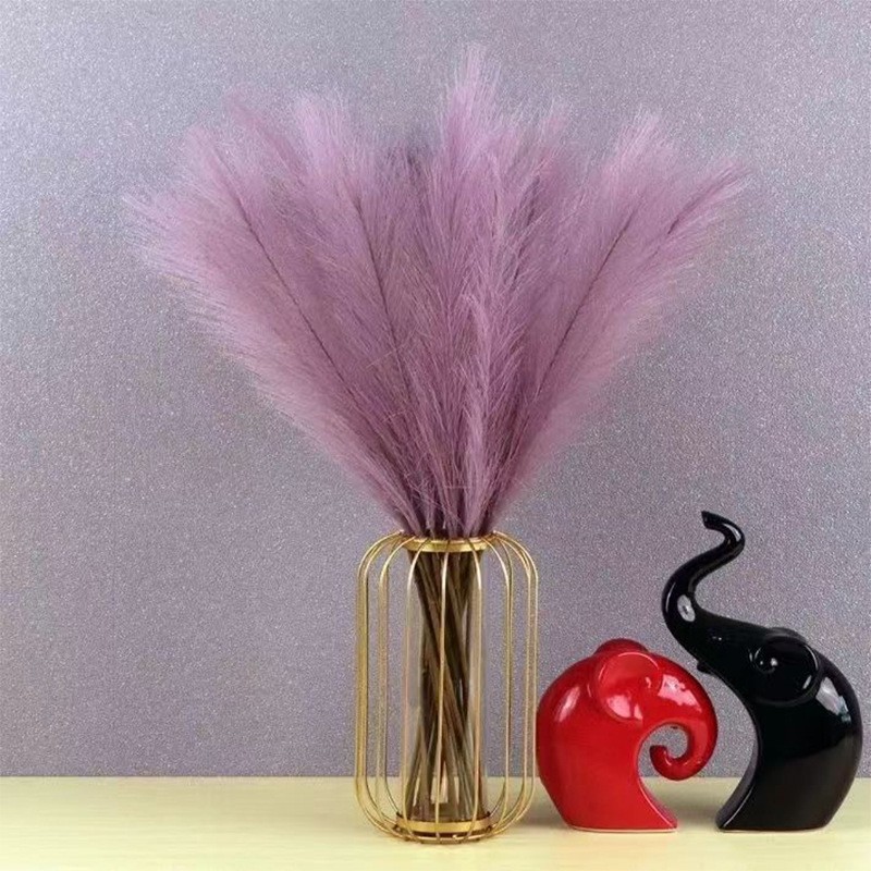 10PCS Artificial Pompous Grass - đánh giá và giá Florist Supply Vases